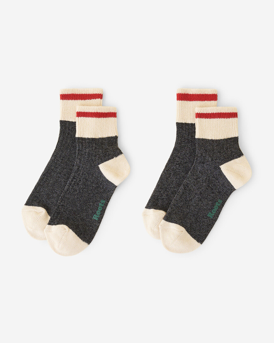 lot de 2 chaussettes de cabine en coton pour adultes