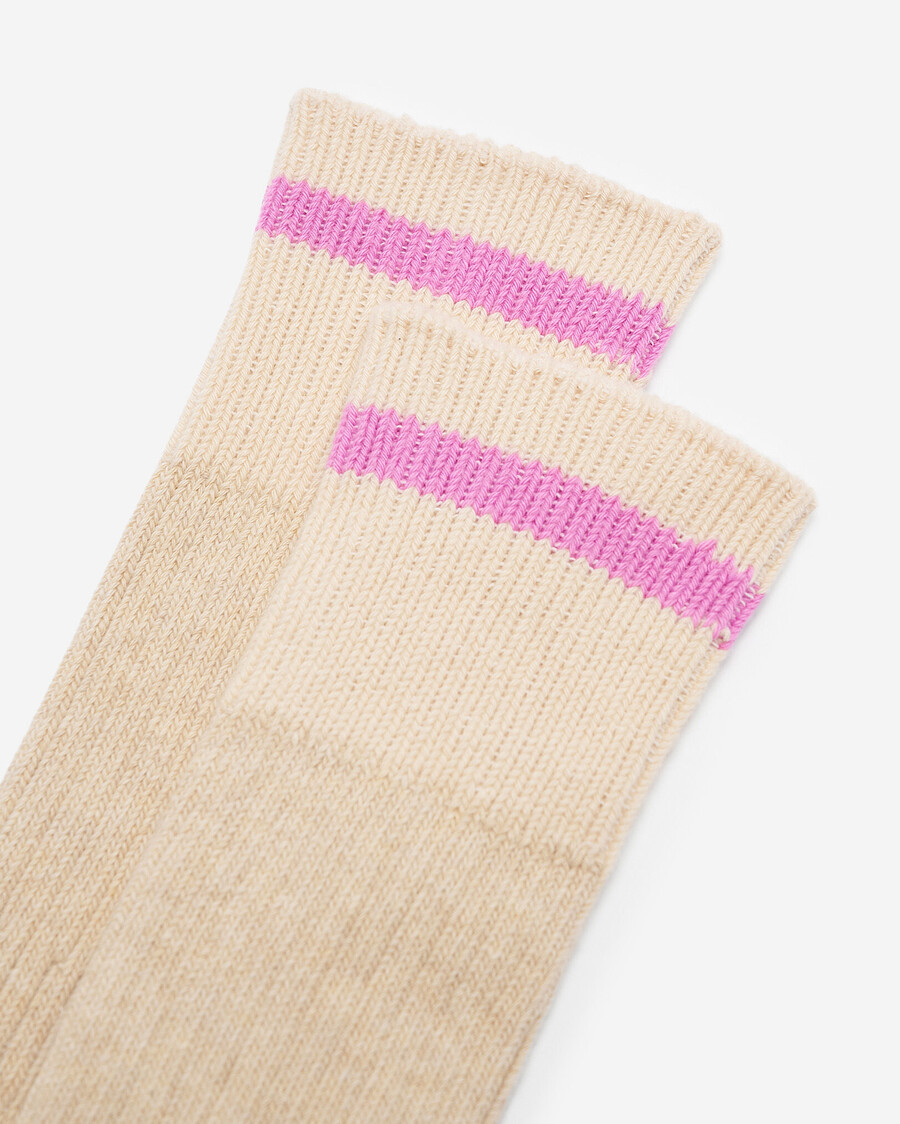 lot de 2 chaussettes de plage en coton pour adultes