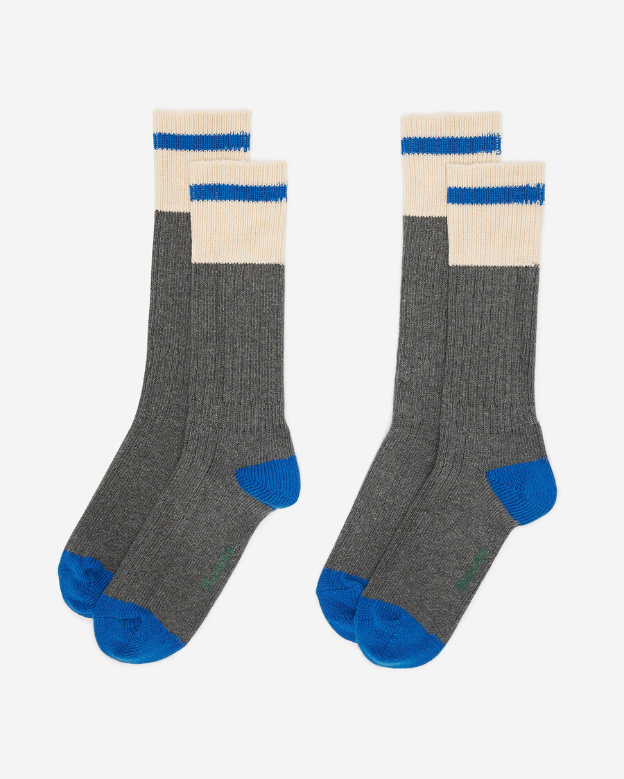 lot de 2 chaussettes de plage en coton pour adultes