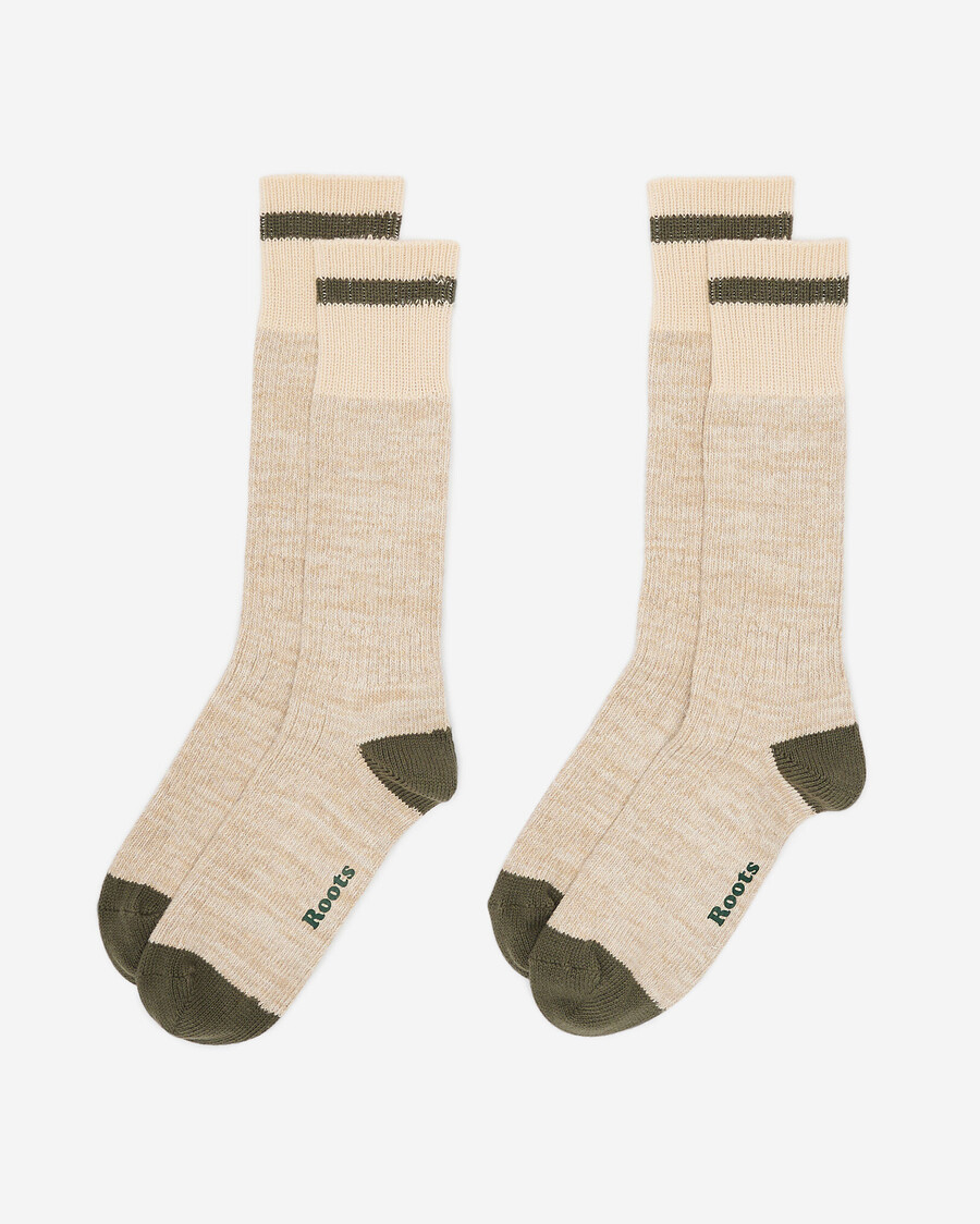 lot de 2 chaussettes de plage en coton pour adultes