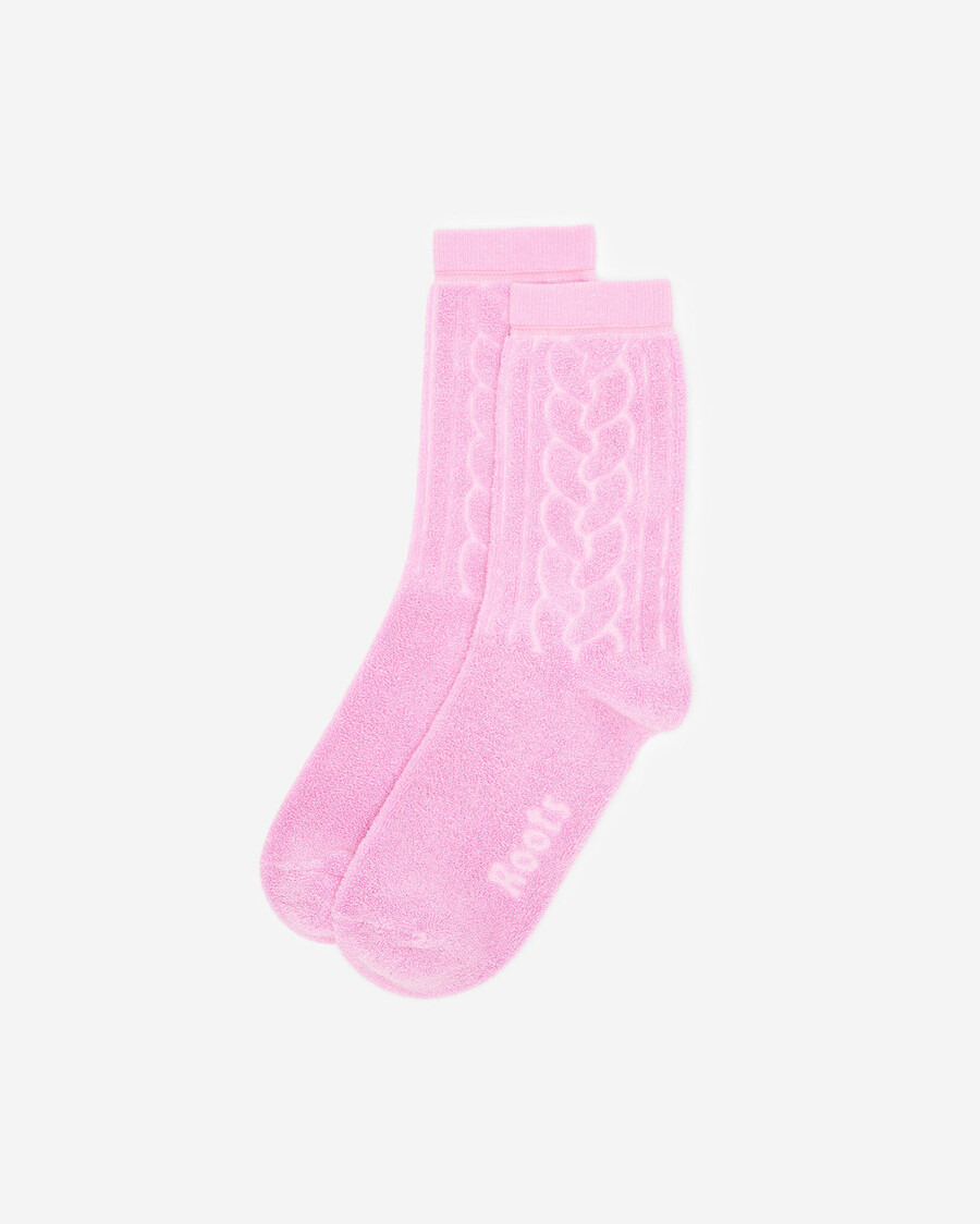 chaussettes en tricot douillet pour adultes
