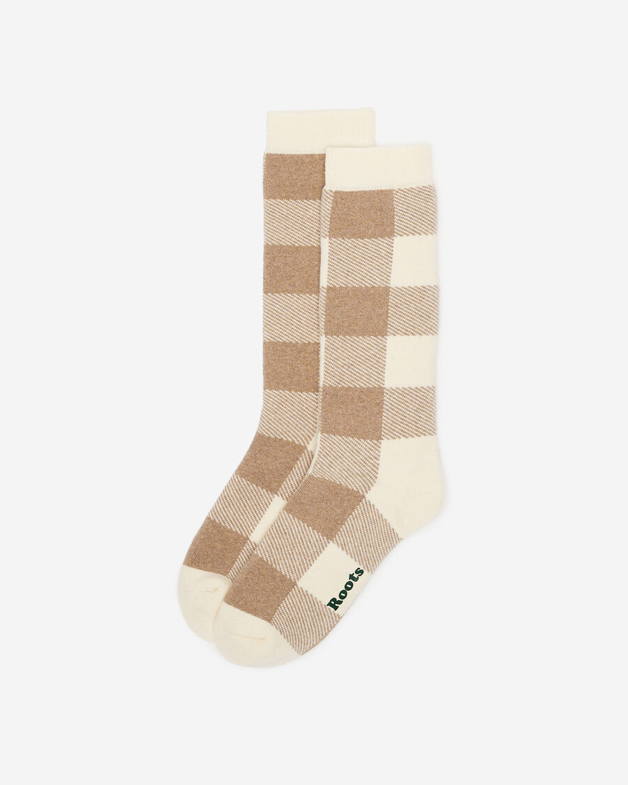 chaussettes à carreaux pour adultes