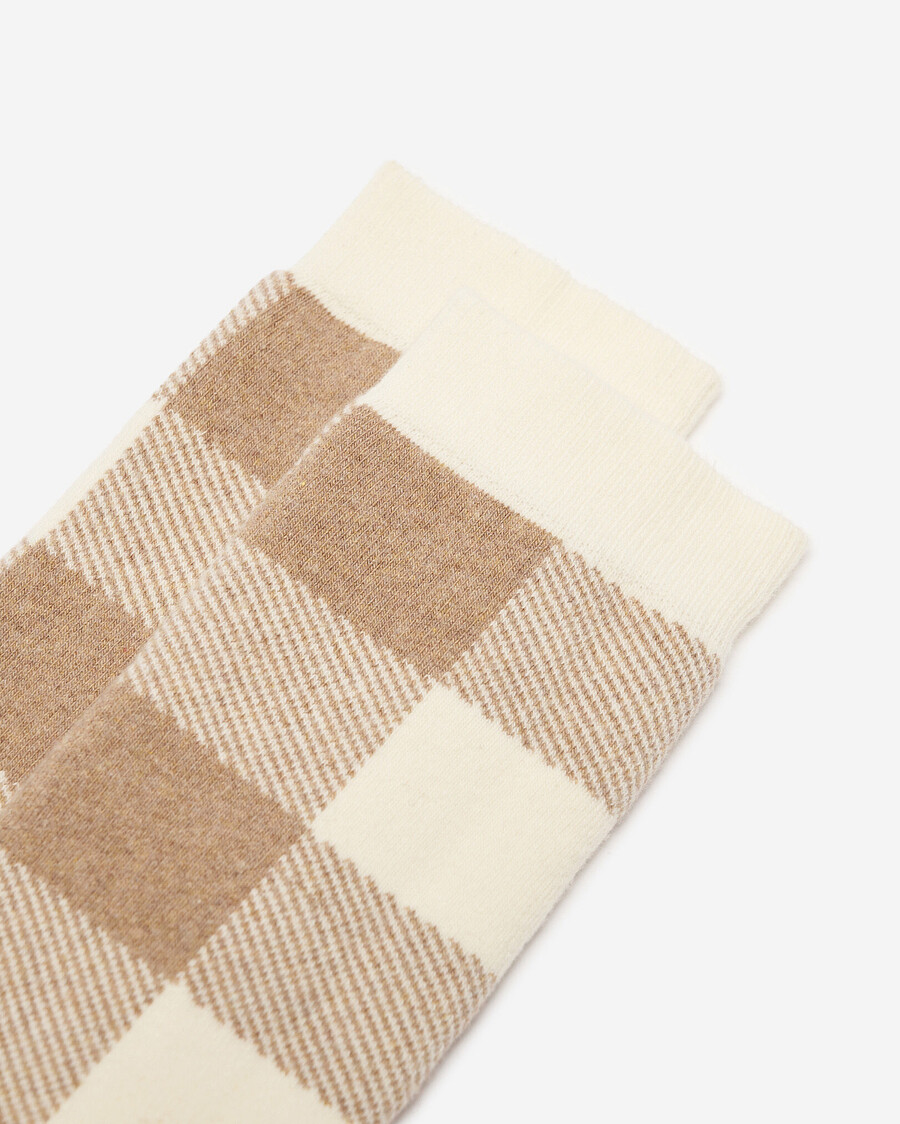 chaussettes à carreaux pour adultes