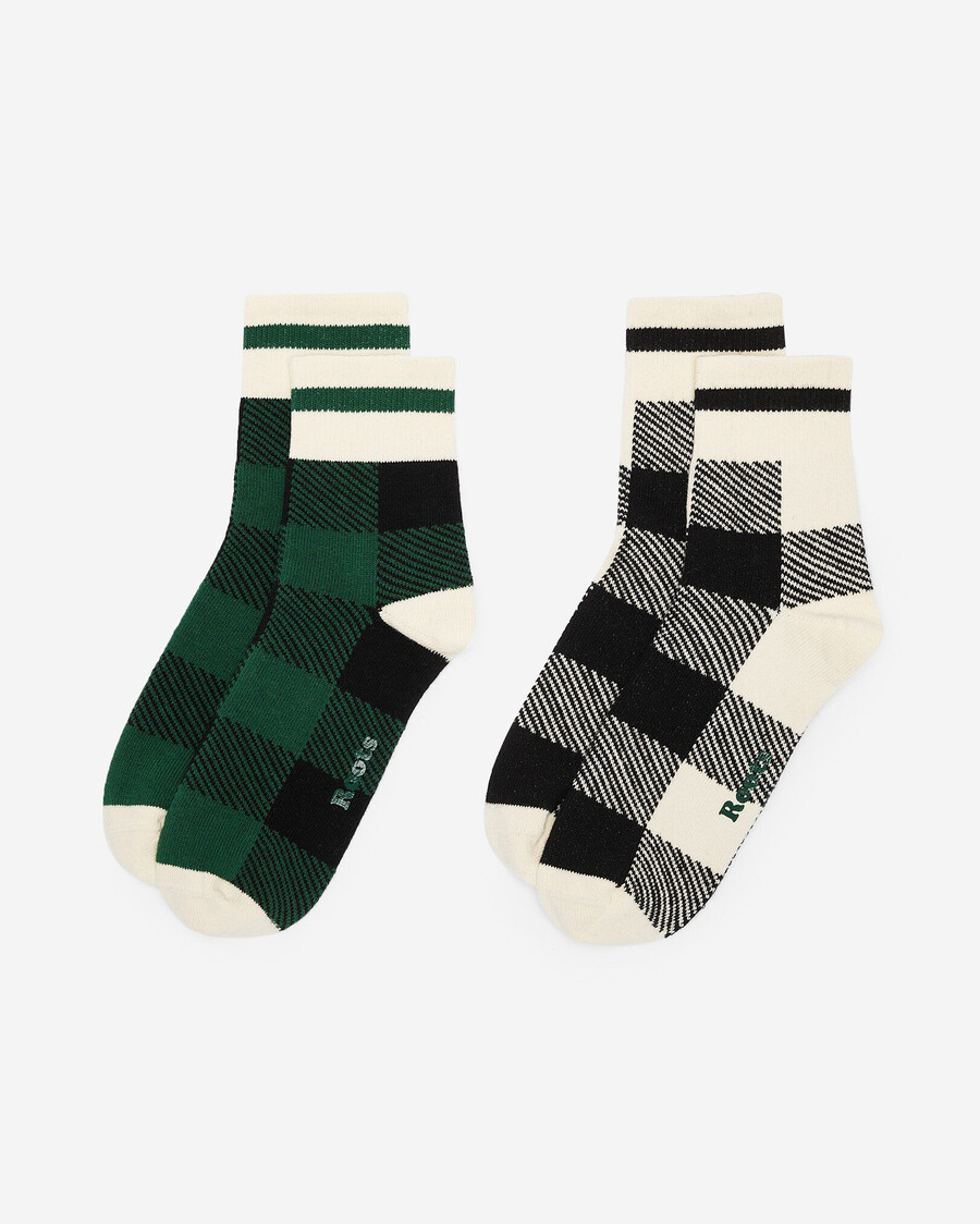 lot de 2 paires de chaussettes à carreaux park pour adultes