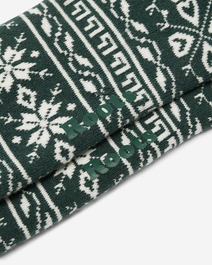 chaussettes montantes de noël pour adultes