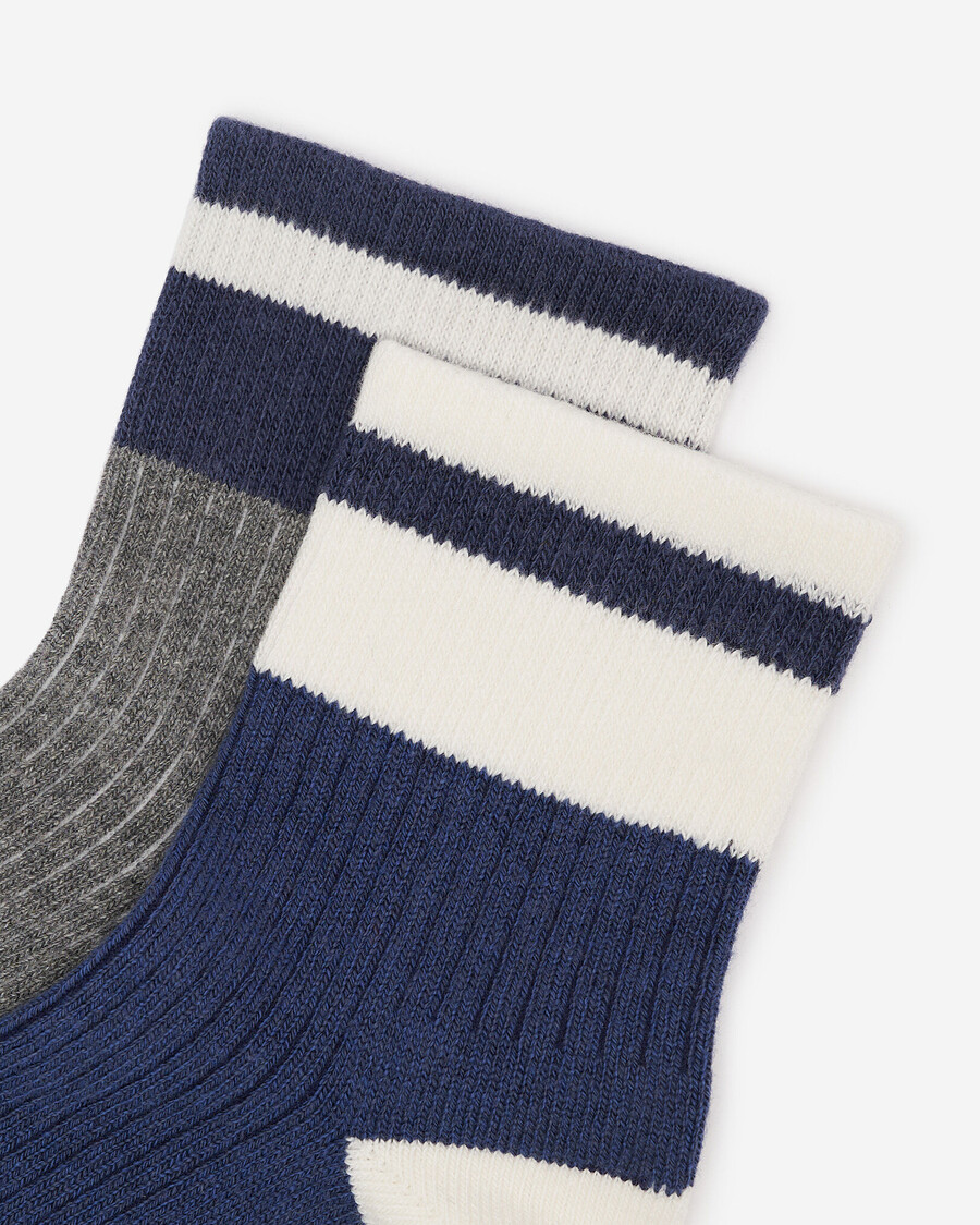 lot de 2 chaussettes de cabine en coton pour adultes