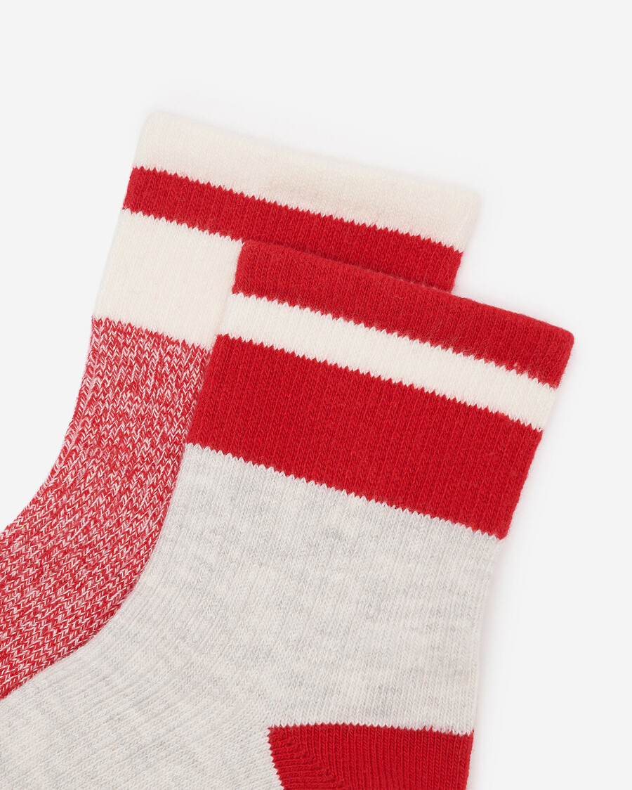 lot de 2 chaussettes de cabine en coton pour adultes