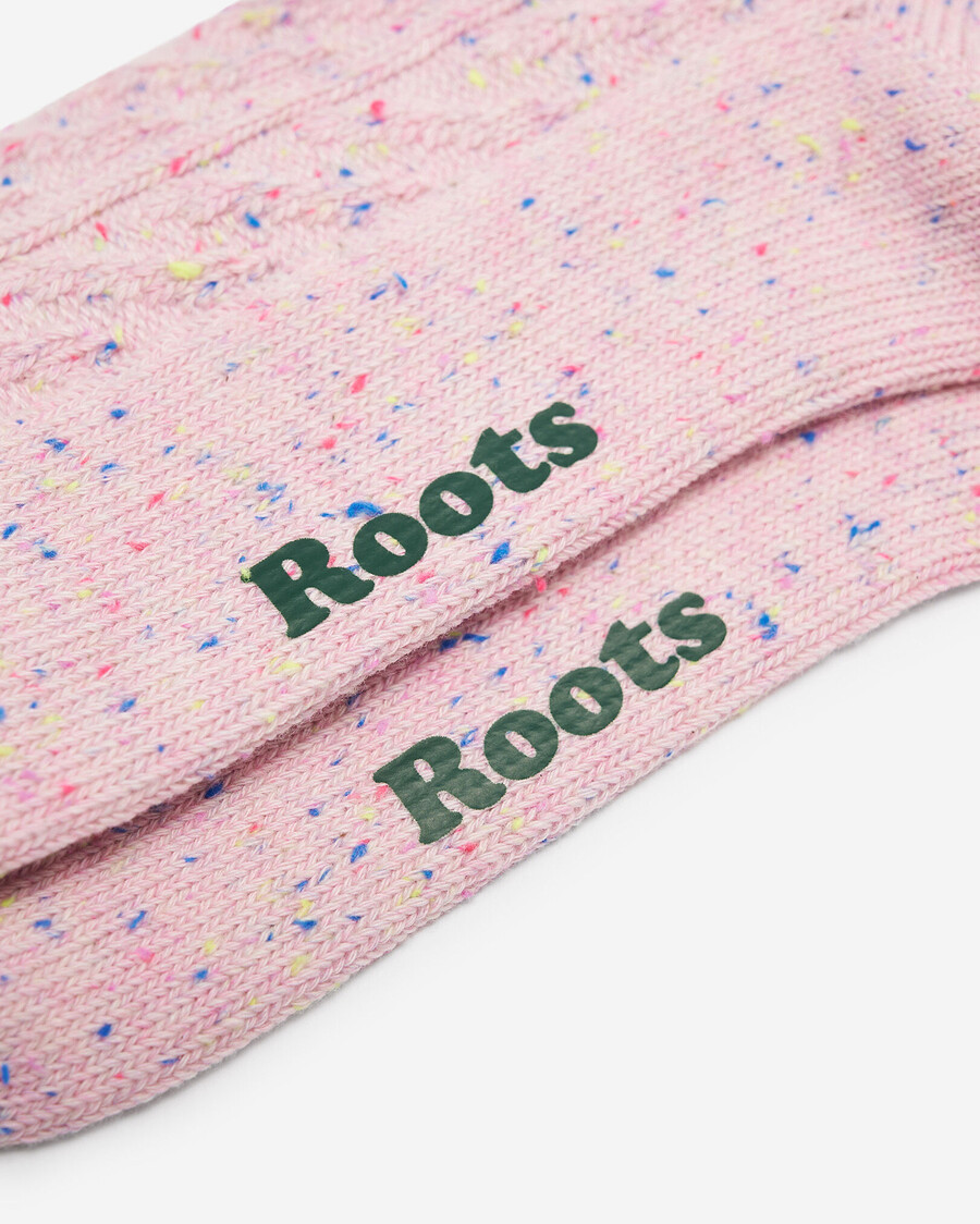 chaussettes montantes en coton torsadé pour femmes