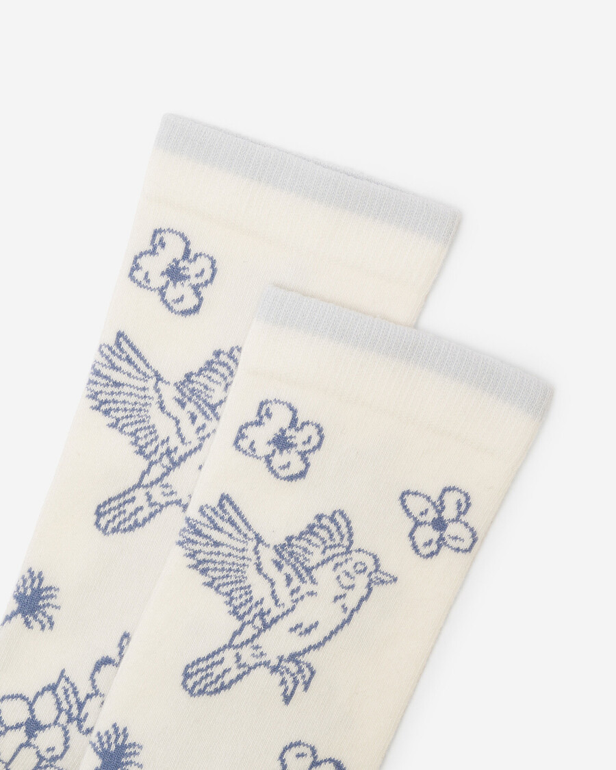 chaussettes fleuries pour femmes
