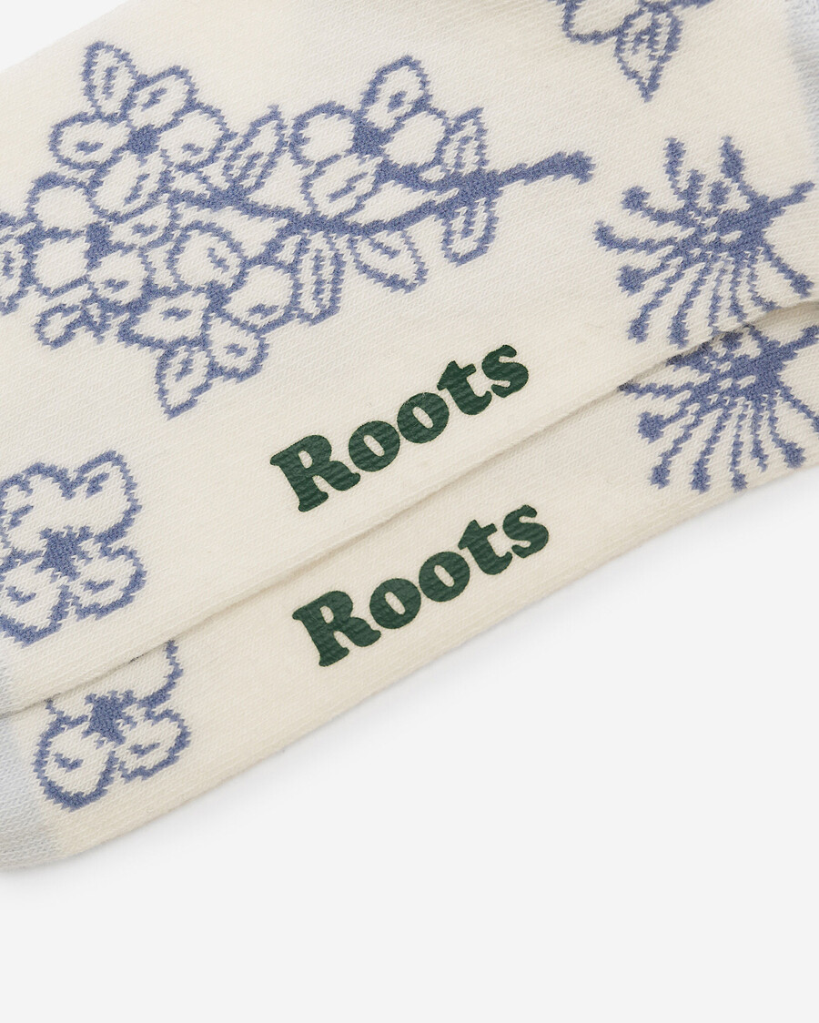 chaussettes fleuries pour femmes