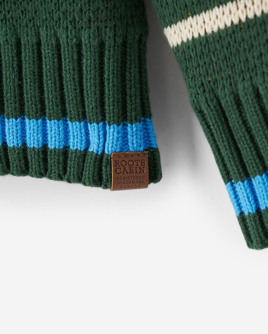 châle pour enfants cardigan fair isle
