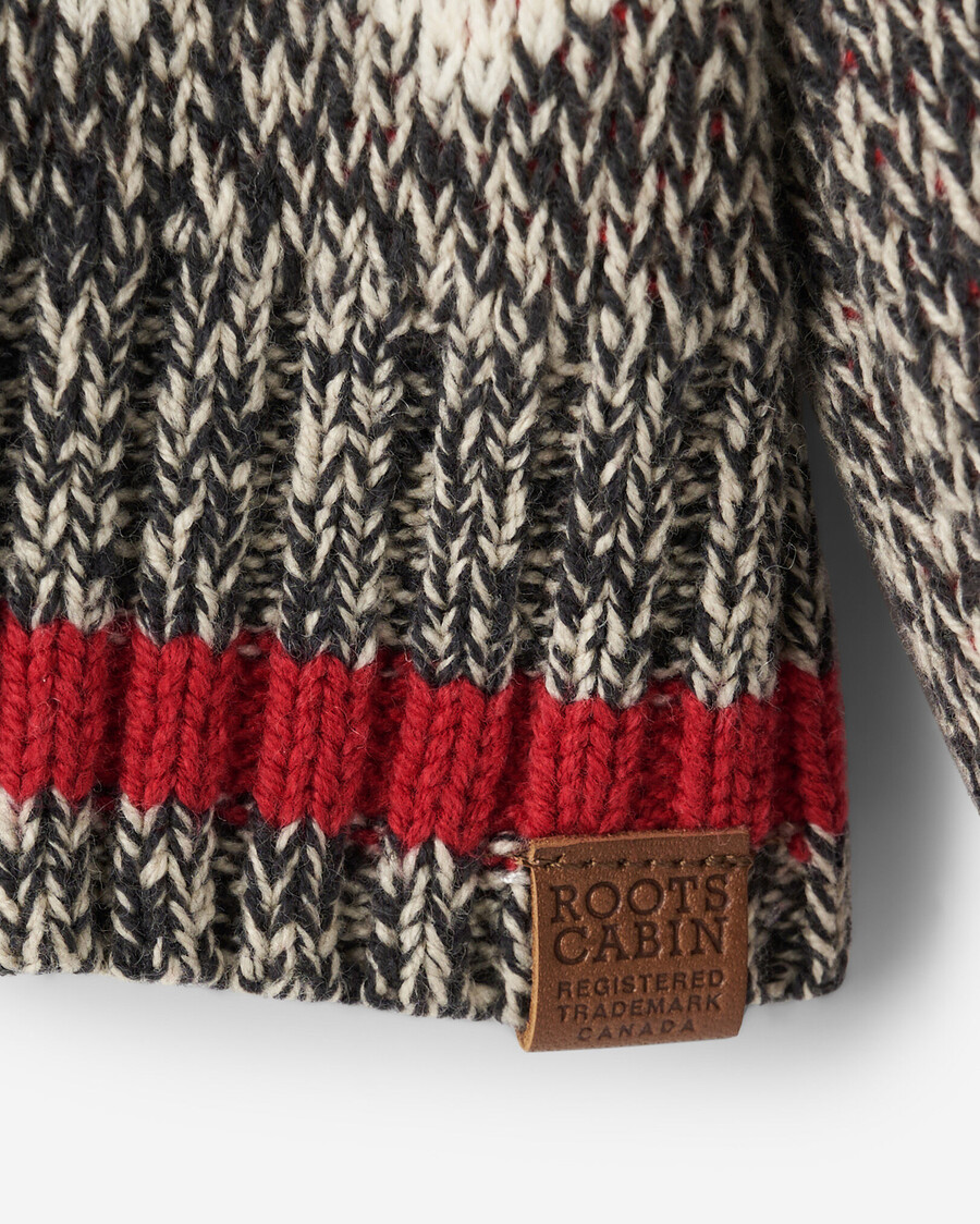 cabane pour tout-petits fair isle cardigan