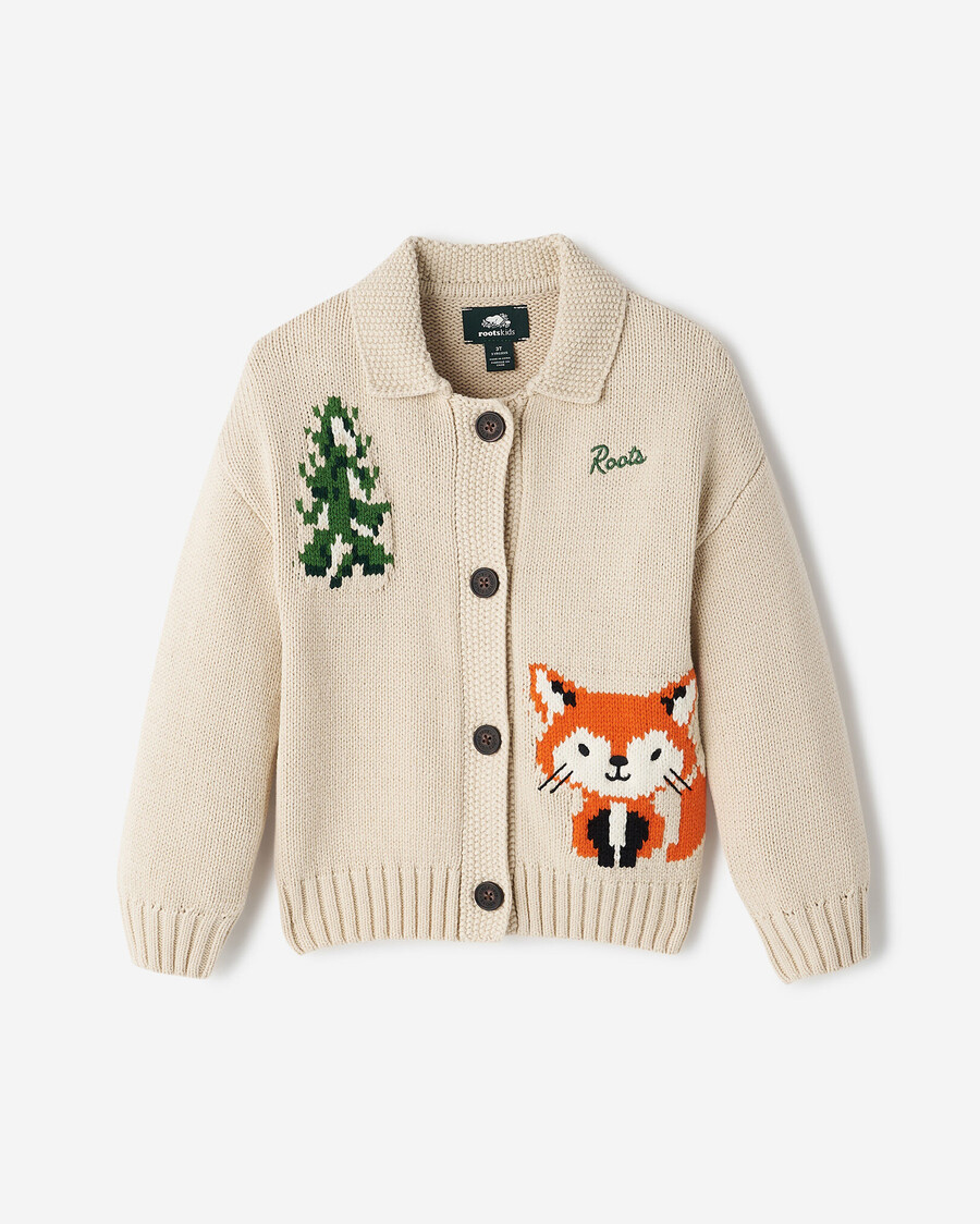 gilet renard des neiges pour tout-petit