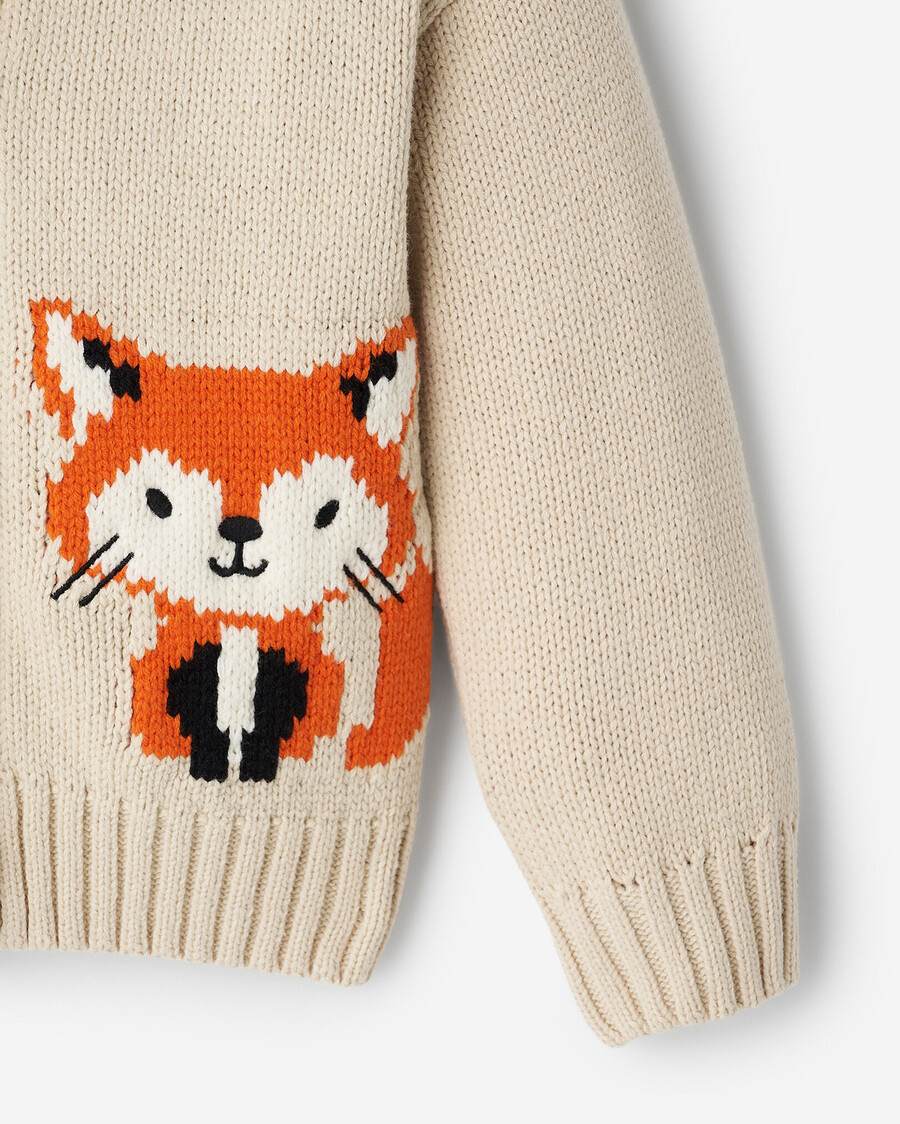 gilet renard des neiges pour tout-petit