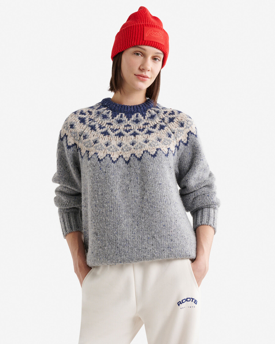 pull oversize fair isle