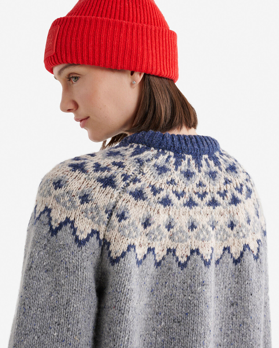 pull oversize fair isle