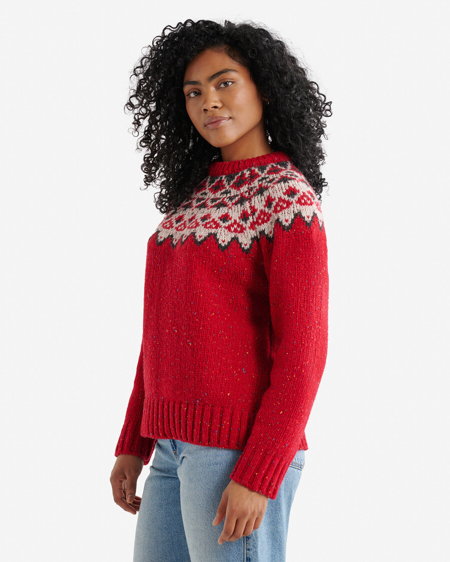 pull oversize fair isle
