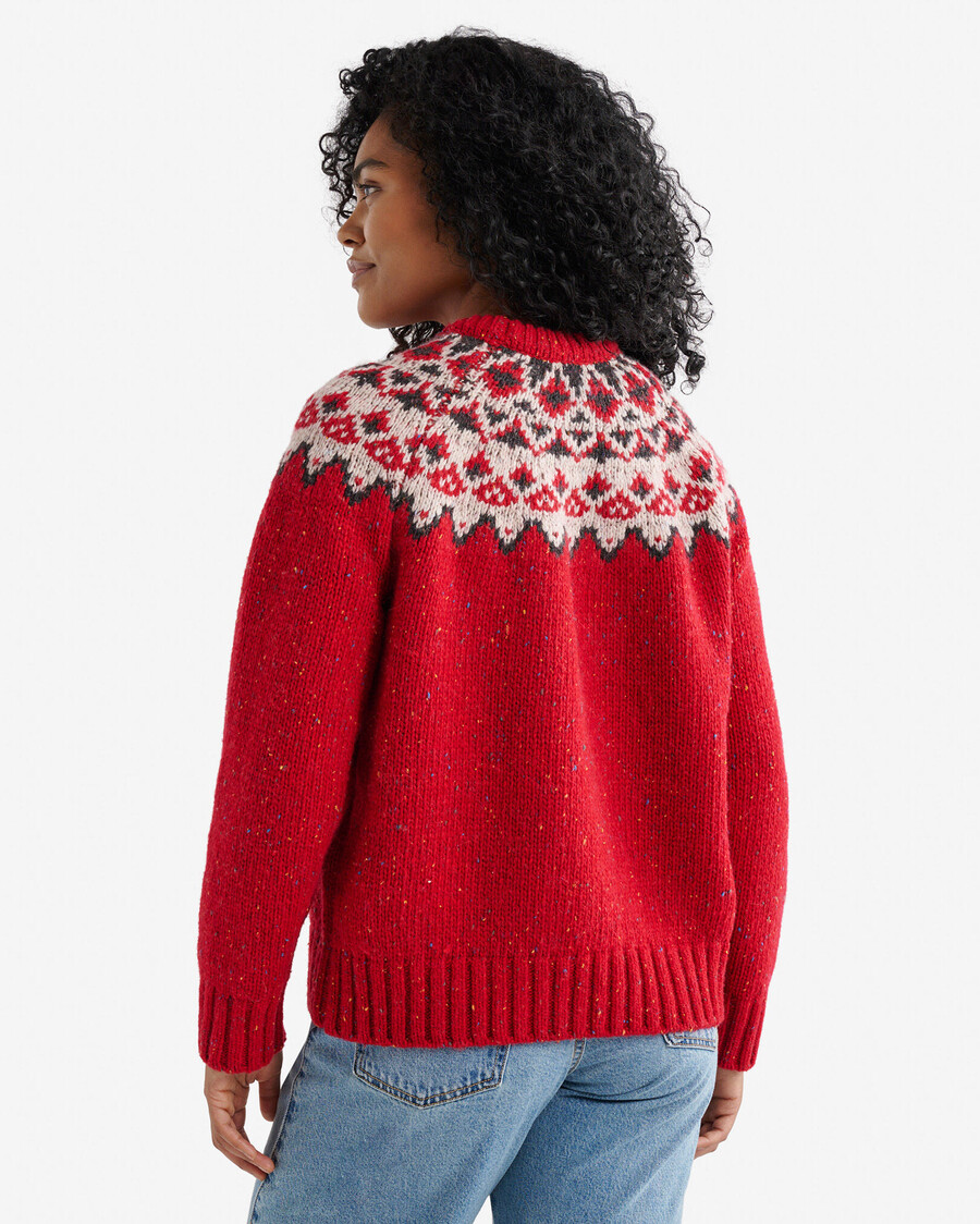 pull oversize fair isle
