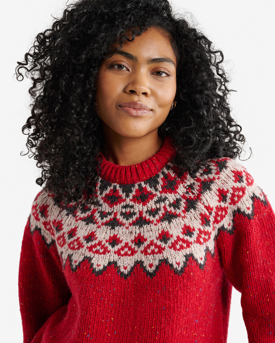 pull oversize fair isle