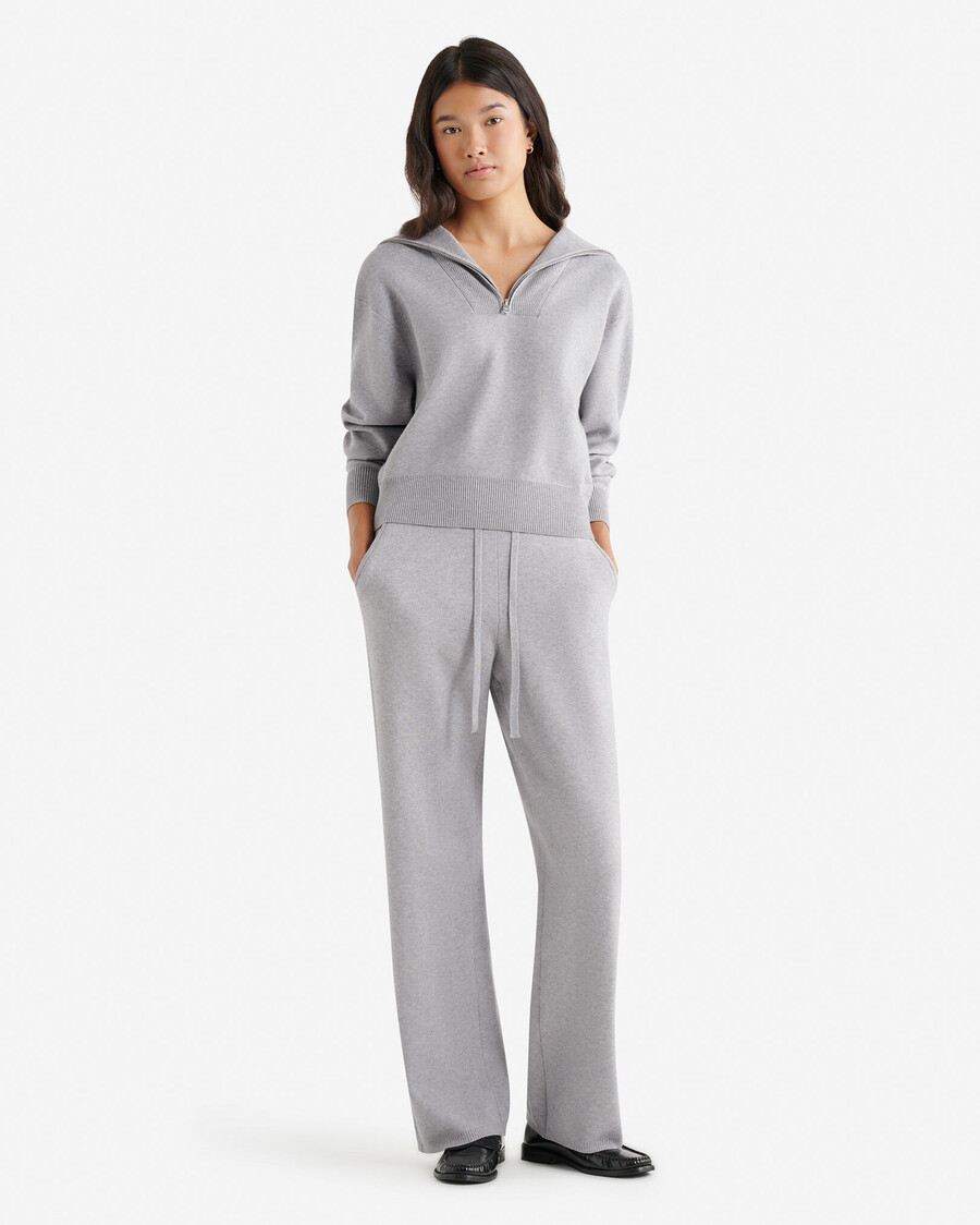 pull bowen à demi-zip