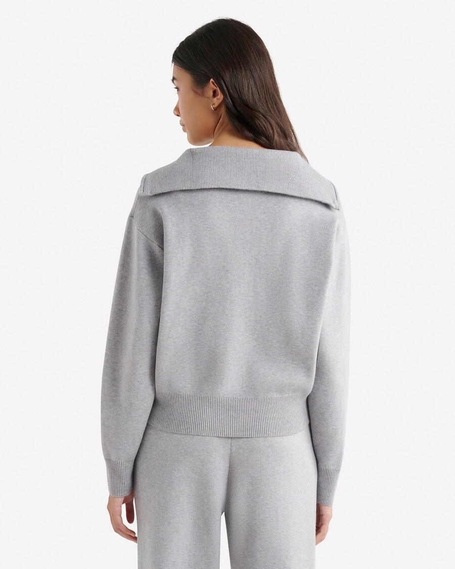 pull bowen à demi-zip