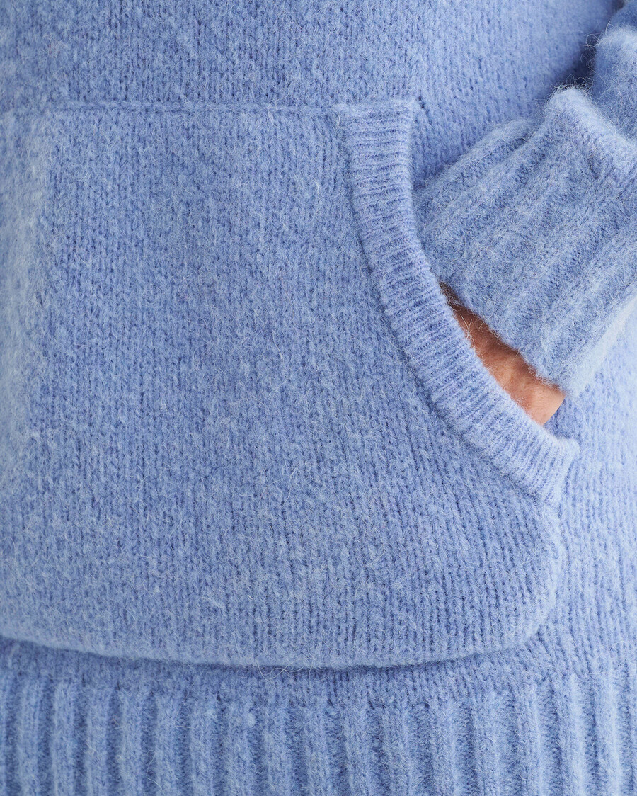 sweat à capuche en laine dalpaga aurora