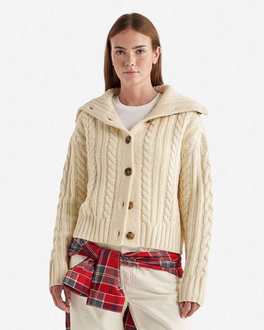gilet à col cabine