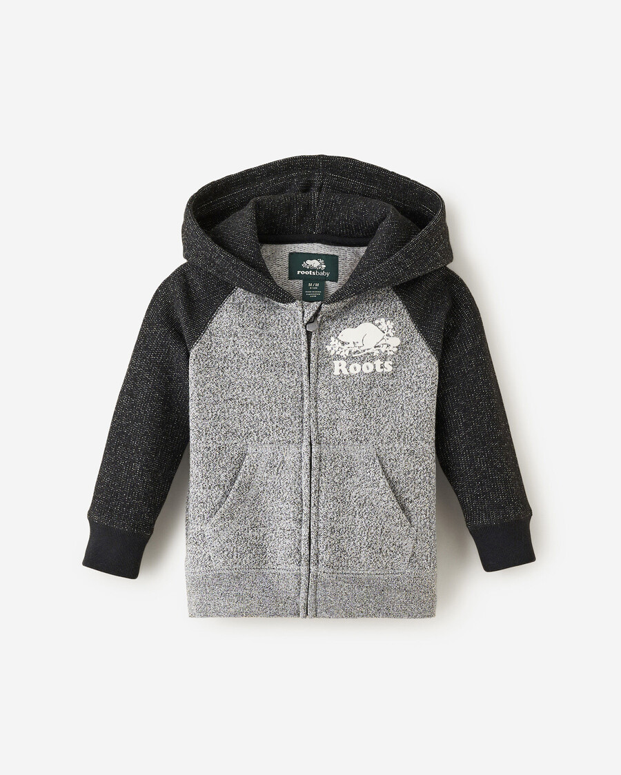 sweat à capuche baby organic original à fermeture éclair intégrale
