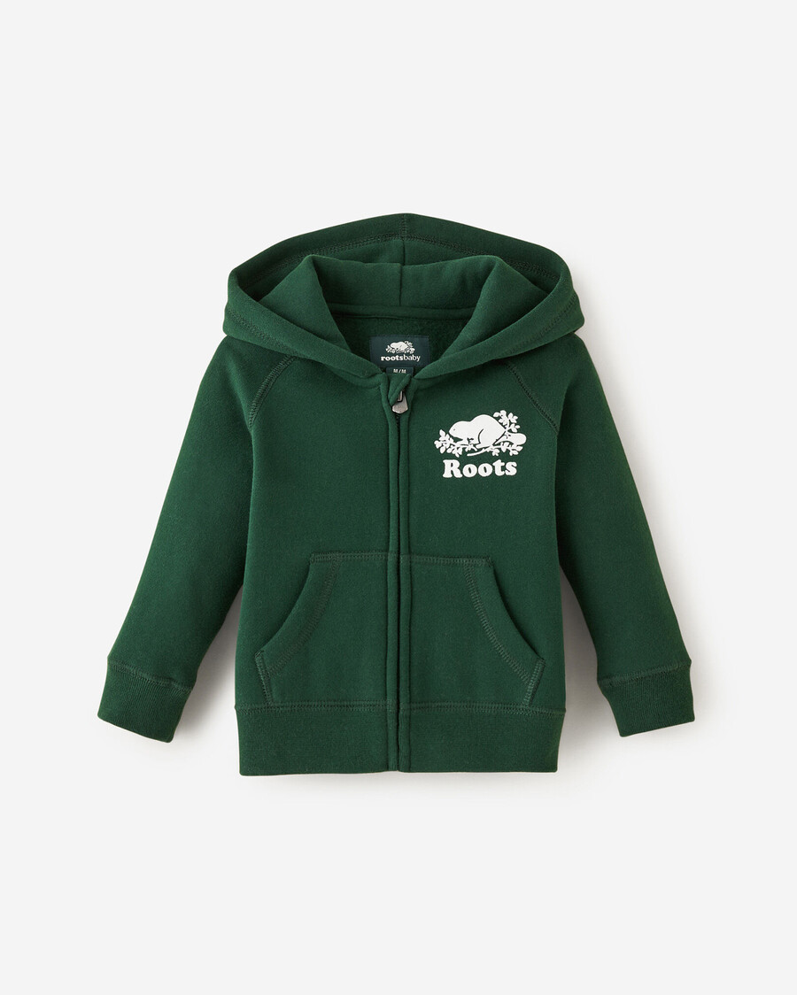 sweat à capuche baby organic original à fermeture éclair intégrale