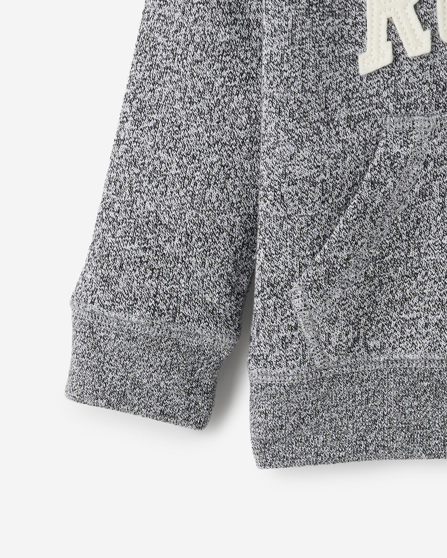 sweat à capuche zippé avec application baby roots