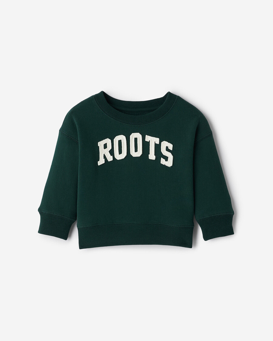 sweat-shirt à motif baby roots