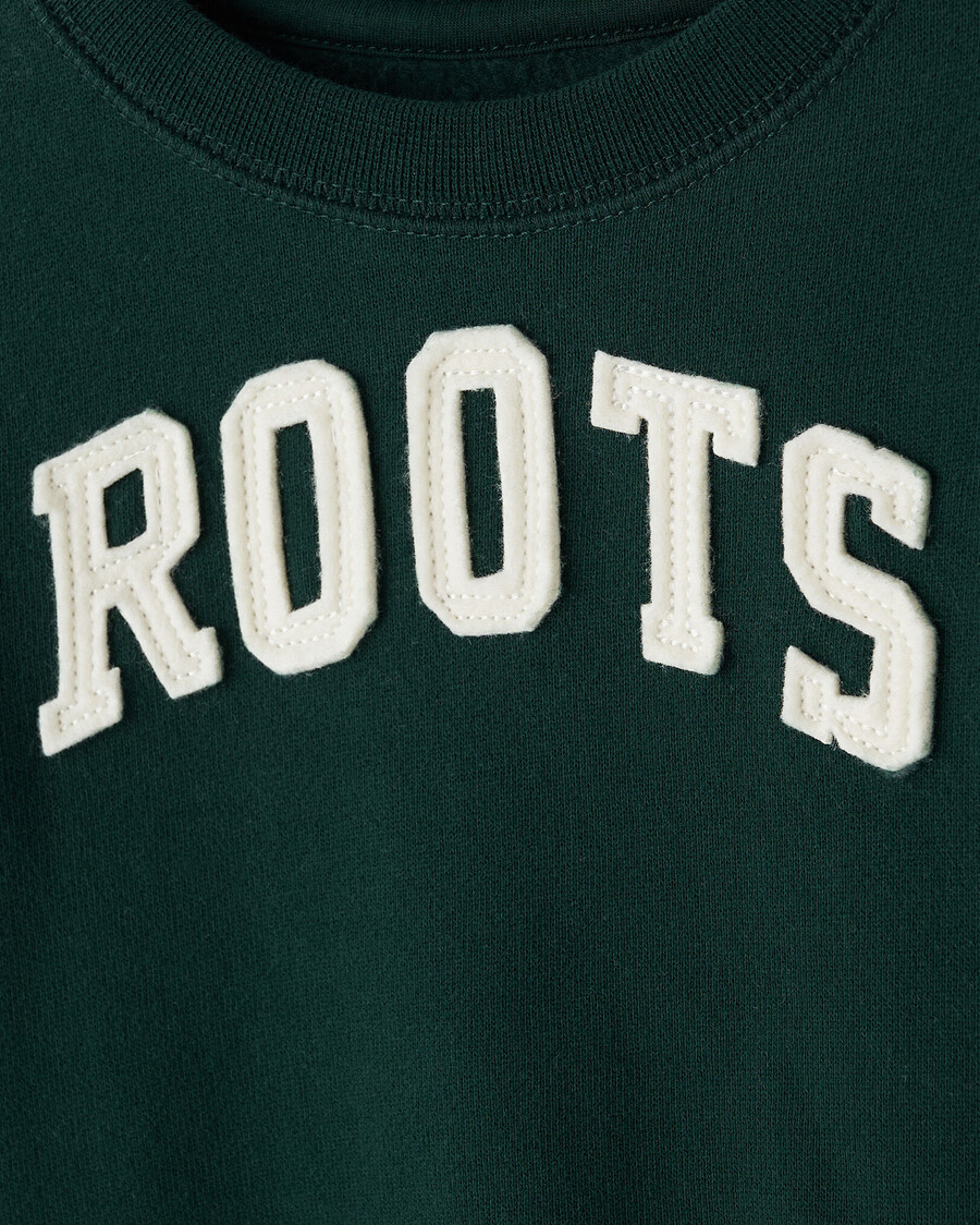 sweat-shirt à motif baby roots
