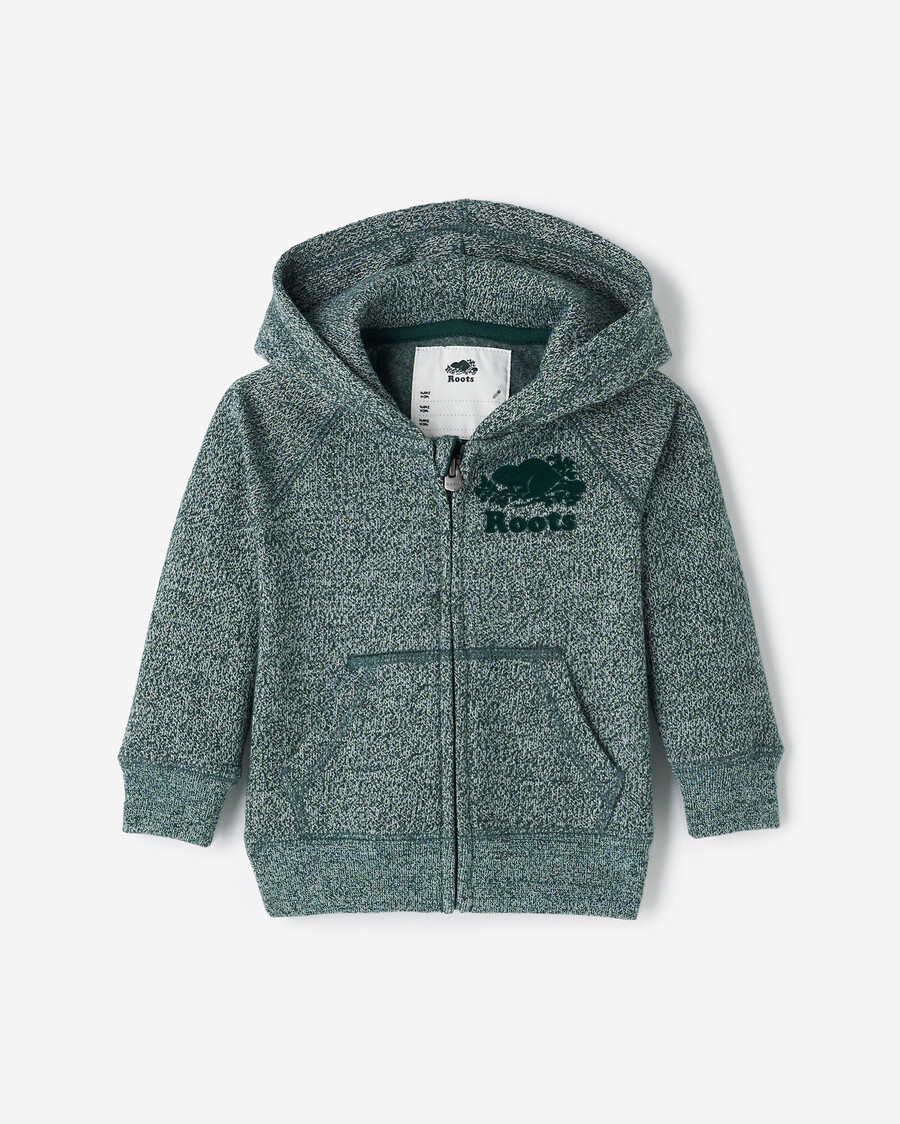 sweat à capuche baby organic original à fermeture éclair intégrale