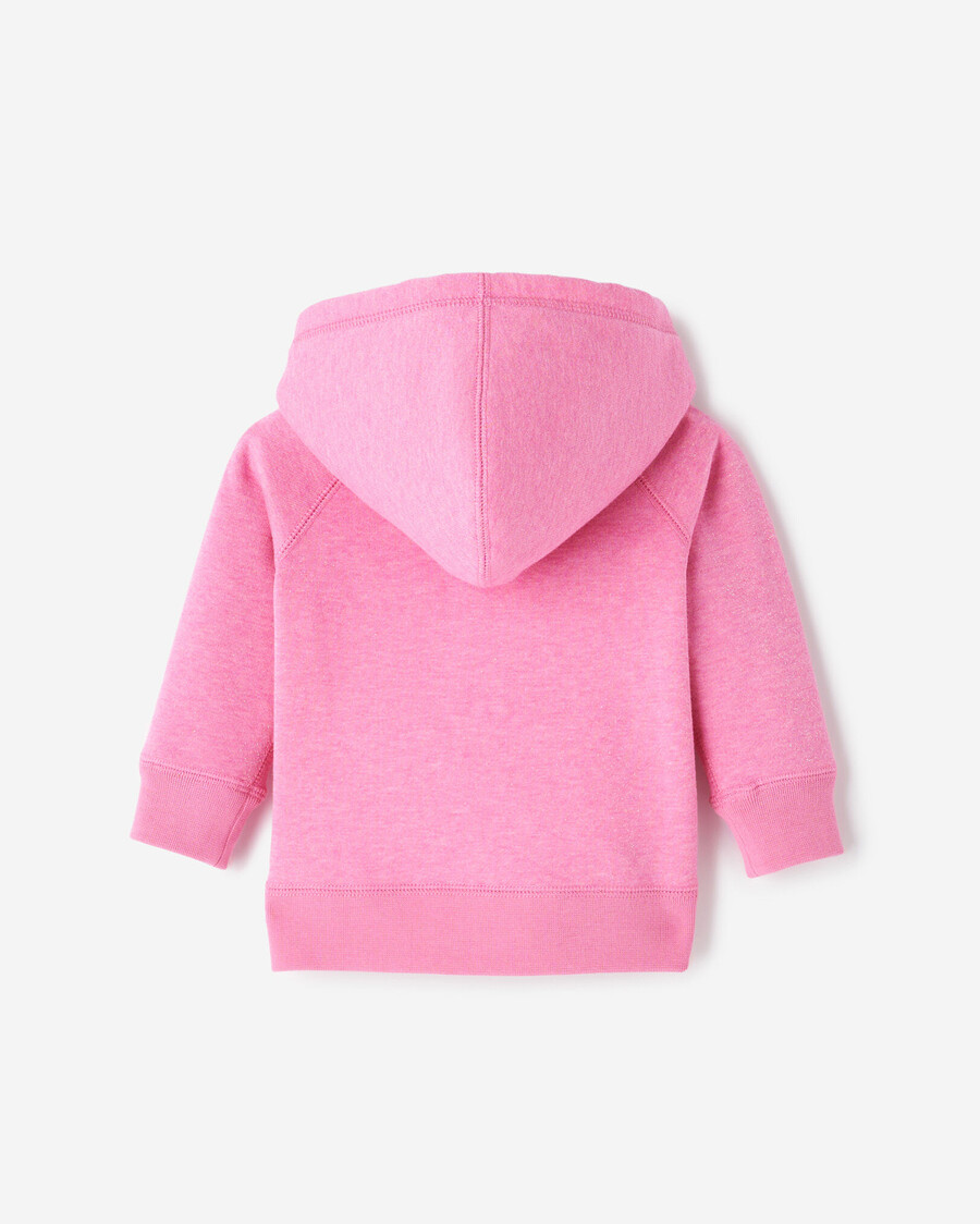 sweat à capuche baby original sparkle à fermeture éclair intégrale