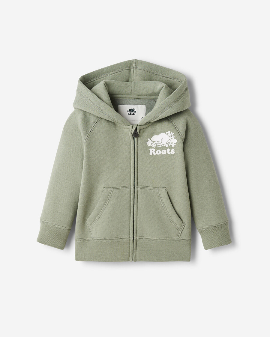 sweat à capuche baby organic original à fermeture éclair intégrale