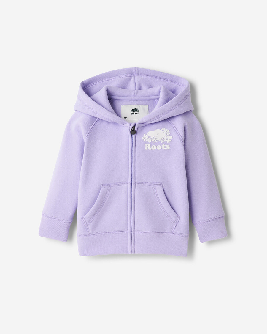 sweat à capuche baby organic original à fermeture éclair intégrale