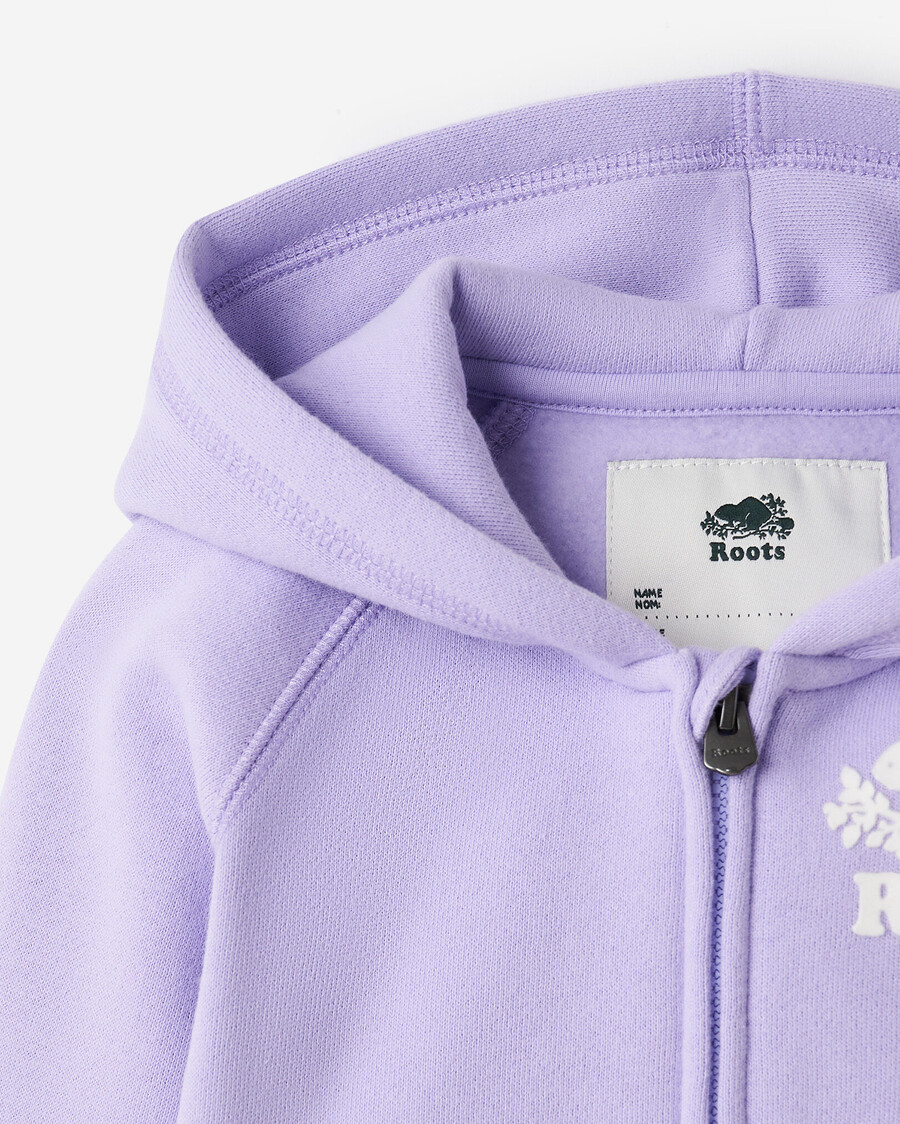 sweat à capuche baby organic original à fermeture éclair intégrale