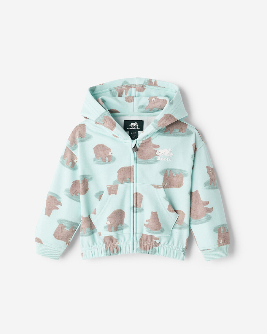 sweat à capuche zippé baby cozy bear