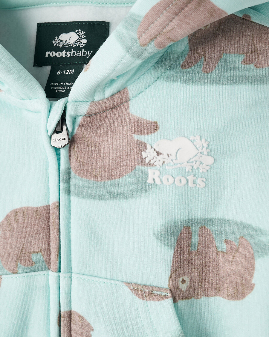 sweat à capuche zippé baby cozy bear