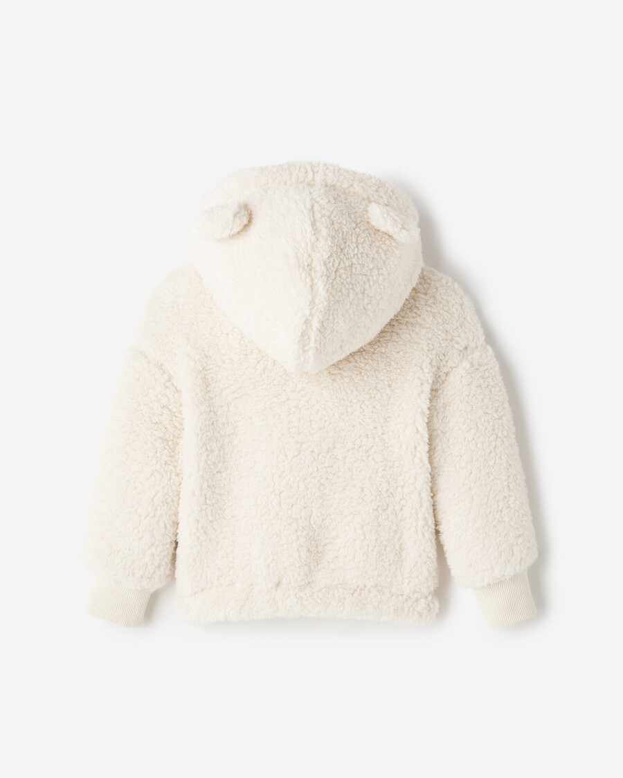 sweat à capuche zippé en polaire baby creekside