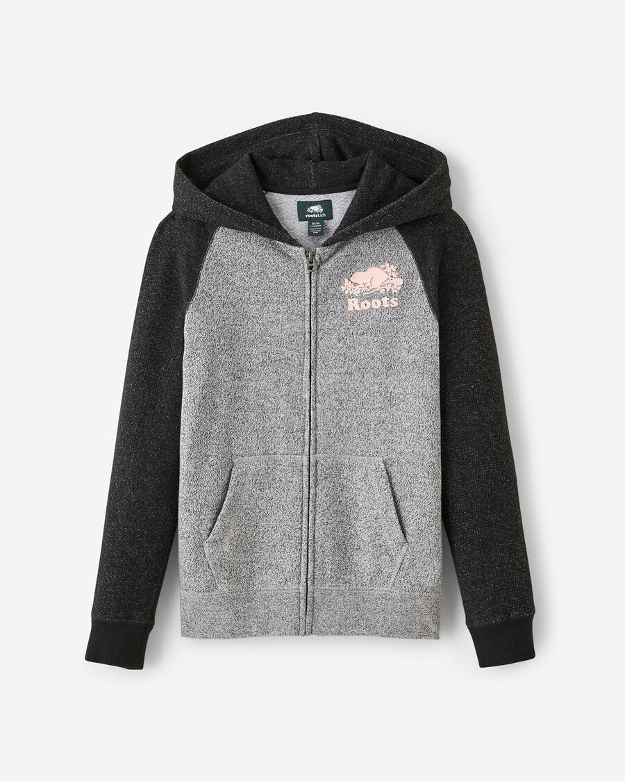 sweat à capuche zippé original bio pour enfants