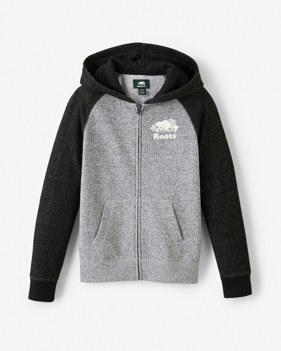 sweat à capuche zippé original bio pour enfants
