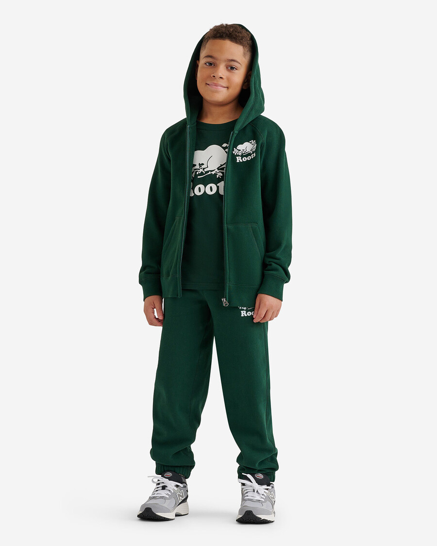 sweat à capuche zippé original bio pour enfants