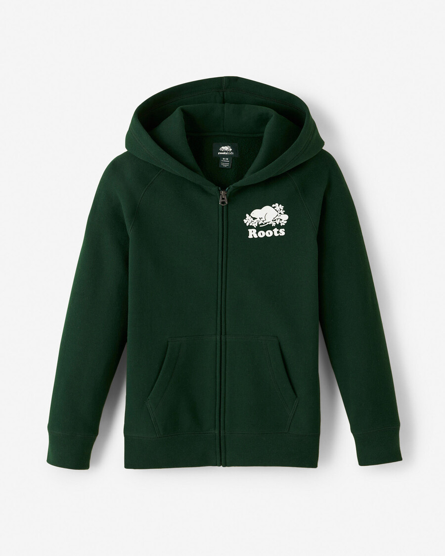 sweat à capuche zippé original bio pour enfants