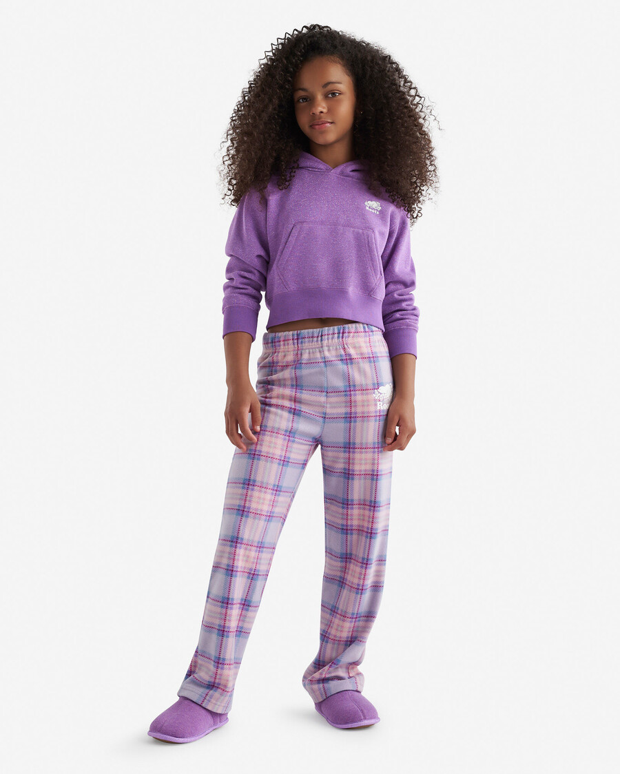 sweat à capuche court cooper sparkle pour filles
