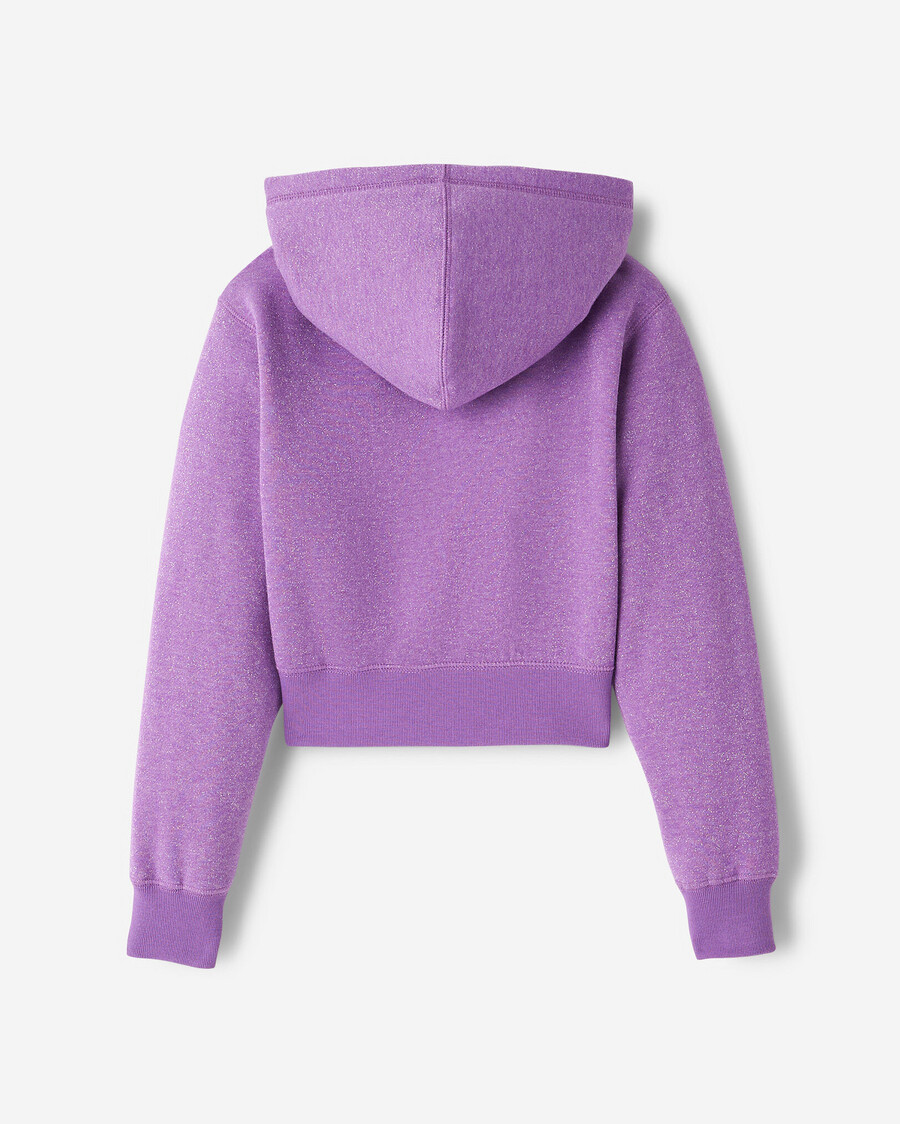 sweat à capuche court cooper sparkle pour filles
