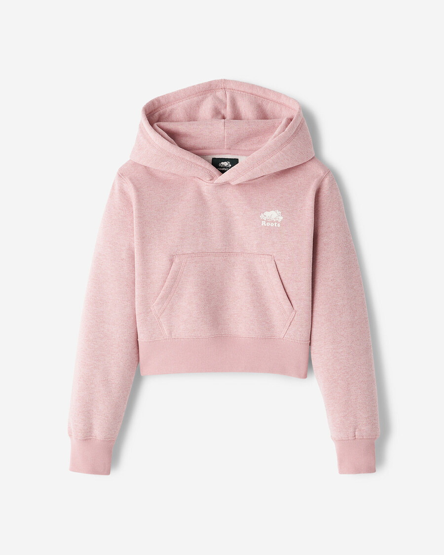 sweat à capuche court cooper sparkle pour filles