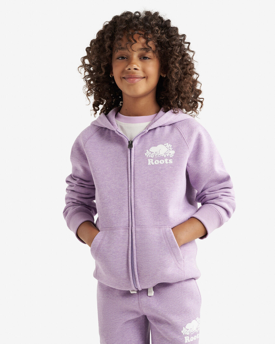 sweat à capuche zippé kids original sparkle
