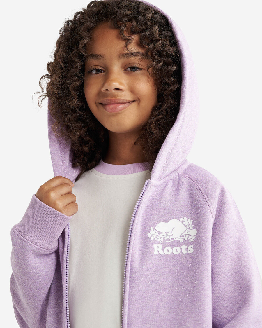 sweat à capuche zippé kids original sparkle