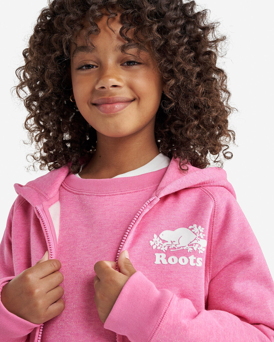 sweat à capuche zippé kids original sparkle